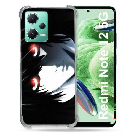 Coque Renforcée En Verre Trempé Pour Xiaomi Redmi Note 12 5G Manga Death Note L