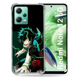 Coque Renforcée En Verre Trempé Pour Xiaomi Redmi Note 12 5G Manga My Hero Academia Deku