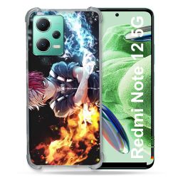 Coque Renforcée En Verre Trempé Pour Xiaomi Redmi Note 12 5G Manga My Hero Academia Shoto