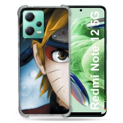 Coque Renforcée En Verre Trempé Pour Xiaomi Redmi Note 12 5G Manga Naruto Blanc