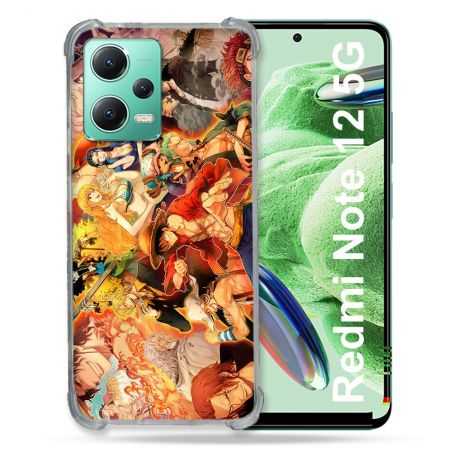 Coque Renforcée En Verre Trempé Pour Xiaomi Redmi Note 12 5G Manga One Piece Nakama