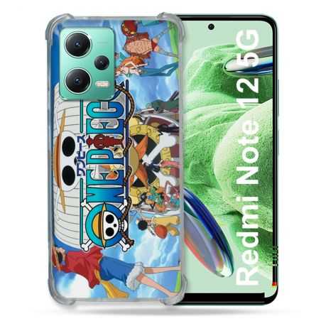 Coque Renforcée En Verre Trempé Pour Xiaomi Redmi Note 12 5G Manga One Piece Sunny