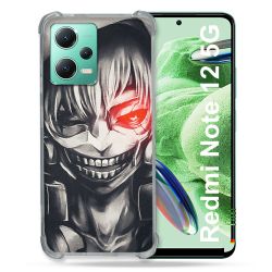 Coque Renforcée En Verre Trempé Pour Xiaomi Redmi Note 12 5G Manga Tokyo Ghoul Kaneki Noir
