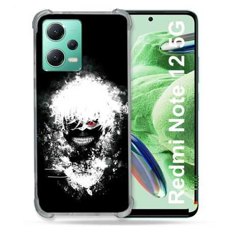 Coque Renforcée En Verre Trempé Pour Xiaomi Redmi Note 12 5G Manga Tokyo Ghoul Kaneki Tag