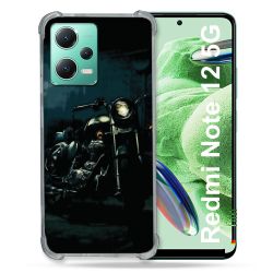Coque Renforcée En Verre Trempé Pour Xiaomi Redmi Note 12 5G Moto Harley Vintage