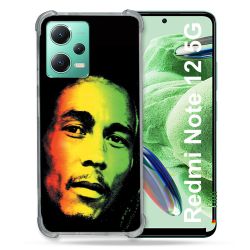 Coque Renforcée En Verre Trempé Pour Xiaomi Redmi Note 12 5G Musique Bob Marley 2
