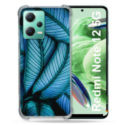 Coque Renforcée En Verre Trempé Pour Xiaomi Redmi Note 12 5G Nature Feuille Palmier