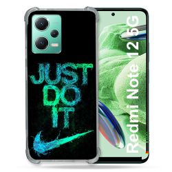 Coque Renforcée En Verre Trempé Pour Xiaomi Redmi Note 12 5G Nike Just Do It