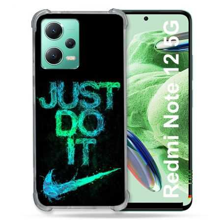 Coque Renforcée En Verre Trempé Pour Xiaomi Redmi Note 12 5G Nike Just Do It