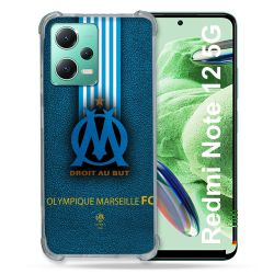 Coque Renforcée En Verre Trempé Pour Xiaomi Redmi Note 12 5G Olympique Marseille OM Bande