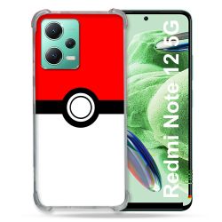 Coque Renforcée En Verre Trempé Pour Xiaomi Redmi Note 12 5G Pokemon Pokeball
