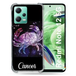 Coque Renforcée En Verre Trempé Pour Xiaomi Redmi Note 12 5G Signe Zodiaque 2 Cancer