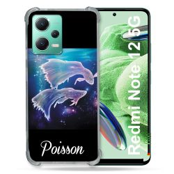 Coque Renforcée En Verre Trempé Pour Xiaomi Redmi Note 12 5G Signe Zodiaque 2 Poisson