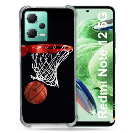 Coque Renforcée En Verre Trempé Pour Xiaomi Redmi Note 12 5G Sport Basket Panier