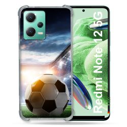 Coque Renforcée En Verre Trempé Pour Xiaomi Redmi Note 12 5G Sport Football Stade
