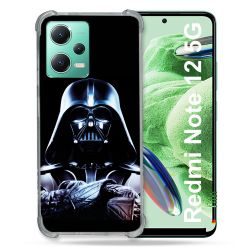 Coque Renforcée En Verre Trempé Pour Xiaomi Redmi Note 12 5G Star Wars - Dark Vador Noir