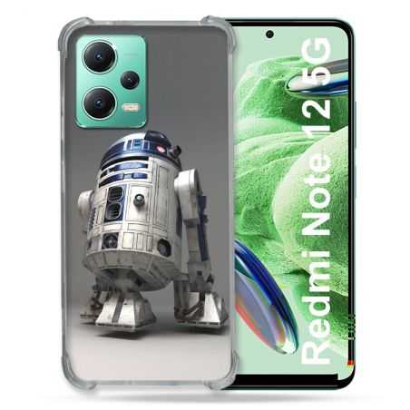 Coque Renforcée En Verre Trempé Pour Xiaomi Redmi Note 12 5G Star Wars - R2D2