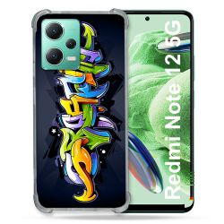 Coque Renforcée En Verre Trempé Pour Xiaomi Redmi Note 12 5G Street Art Graffiti