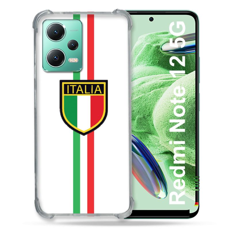 Coque Renforcée En Verre Trempé Pour Xiaomi Redmi Note 12 5G Voyage Italie 3 Blanc