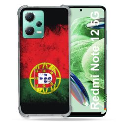 Coque Renforcée En Verre Trempé Pour Xiaomi Redmi Note 12 5G Voyage Portugal Drapeau