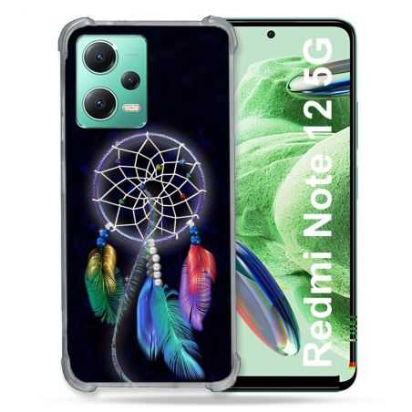 Coque Renforcée En Verre Trempé Pour Xiaomi Redmi Note 12 5G Zen Attrape Reve Multicolore