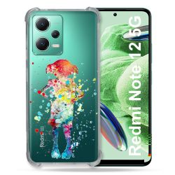 Coque Transparente Renforcée En Verre Trempé Pour Xiaomi Redmi Note 12 5G Dobby Colore