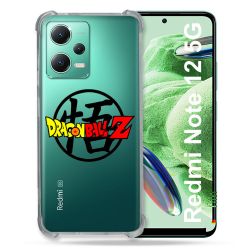 Coque Transparente Renforcée En Verre Trempé Pour Xiaomi Redmi Note 12 5G Dragon Ball Logo