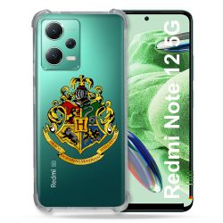 Coque Transparente Renforcée En Verre Trempé Pour Xiaomi Redmi Note 12 5G Harry Potter Poudlard