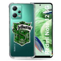 Coque Transparente Renforcée En Verre Trempé Pour Xiaomi Redmi Note 12 5G Harry Potter Slytherin