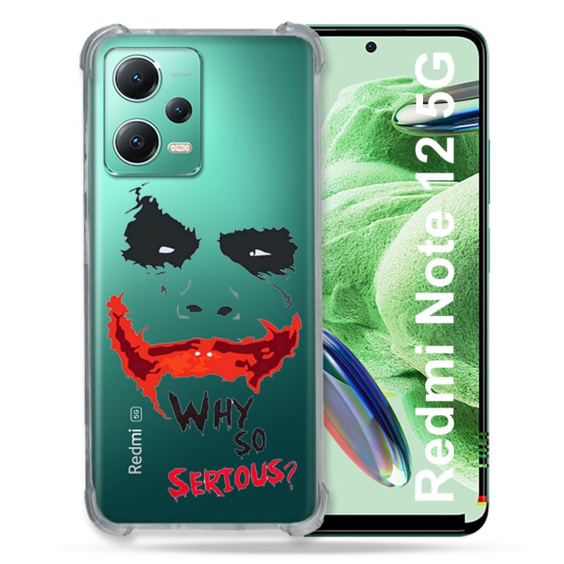 Coque Transparente Renforcée En Verre Trempé Pour Xiaomi Redmi Note 12 5G Joker