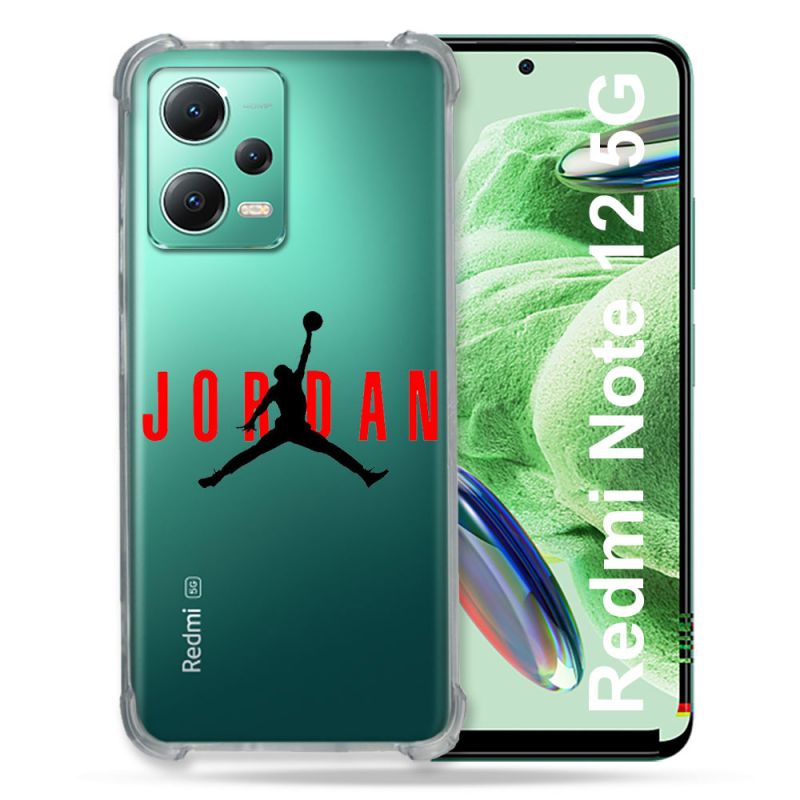 Coque Transparente Renforcée En Verre Trempé Pour Xiaomi Redmi Note 12 5G Jordan