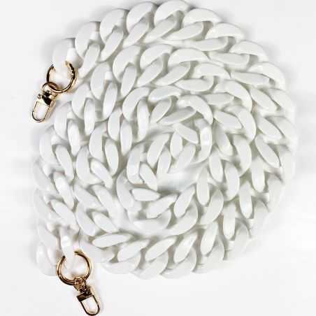 Coque Transparente Renforcée En Verre Trempé Pour Xiaomi Redmi Note 12 5G Lanière / Cordon Anneaux Blanc