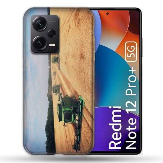 Coque Renforcée Pour Xiaomi Redmi Note 12 Pro Plus 5G Agriculture Moissonneuse
