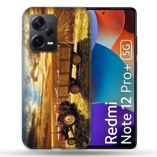 Coque Renforcée Pour Xiaomi Redmi Note 12 Pro Plus 5G Agriculture Tracteur Color