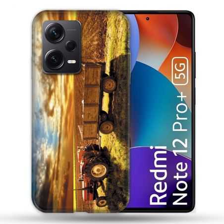 Coque Renforcée Pour Xiaomi Redmi Note 12 Pro Plus 5G Agriculture Tracteur Color