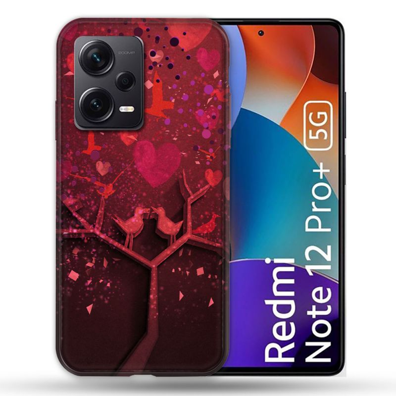 Coque Renforcée Pour Xiaomi Redmi Note 12 Pro Plus 5G Amour Arbre