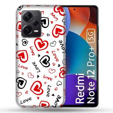 Coque Renforcée Pour Xiaomi Redmi Note 12 Pro Plus 5G Amour Love