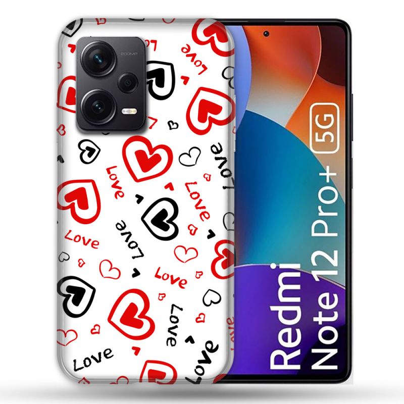 Coque Renforcée Pour Xiaomi Redmi Note 12 Pro Plus 5G Amour Love