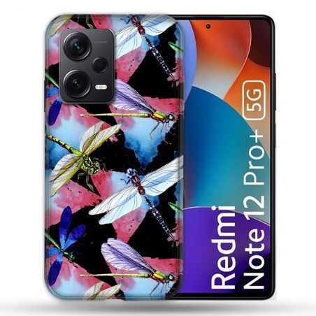 Coque Renforcée Pour Xiaomi Redmi Note 12 Pro Plus 5G Animal Libellule
