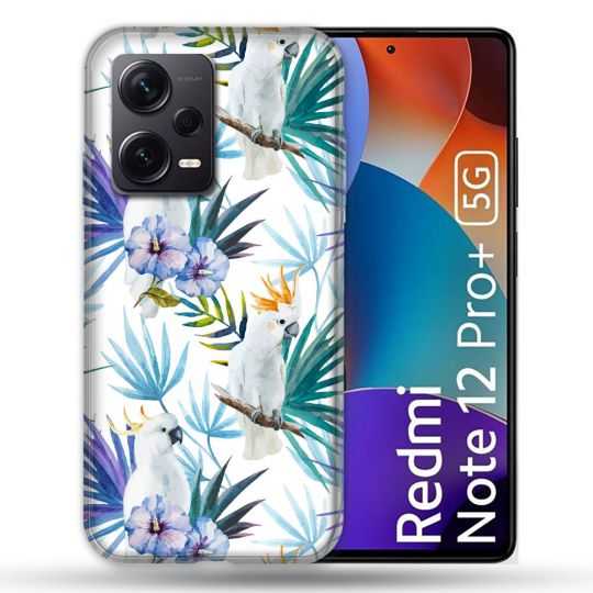 Coque Renforcée Pour Xiaomi Redmi Note 12 Pro Plus 5G Animal Perroquet Peinture