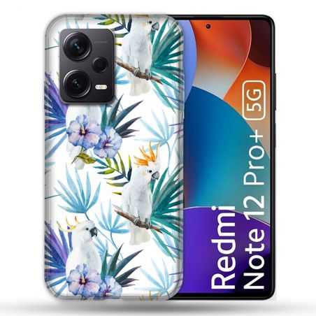 Coque Renforcée Pour Xiaomi Redmi Note 12 Pro Plus 5G Animal Perroquet Peinture