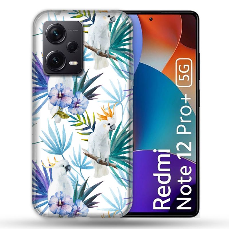 Coque Renforcée Pour Xiaomi Redmi Note 12 Pro Plus 5G Animal Perroquet Peinture