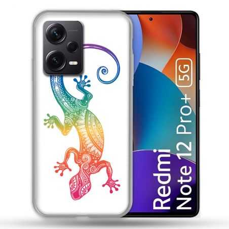 Coque Renforcée Pour Xiaomi Redmi Note 12 Pro Plus 5G Animal Salamandre Color