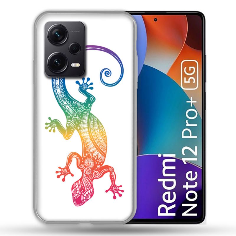 Coque Renforcée Pour Xiaomi Redmi Note 12 Pro Plus 5G Animal Salamandre Color