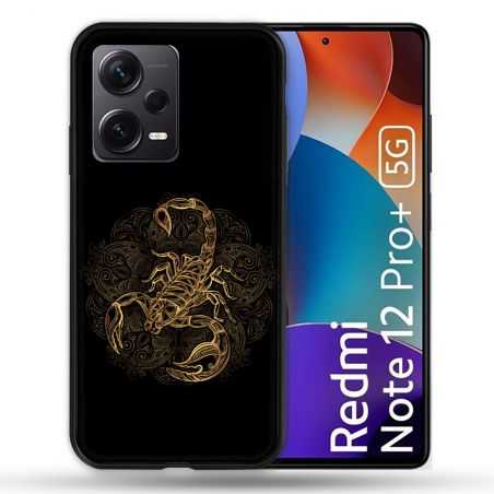 Coque Renforcée Pour Xiaomi Redmi Note 12 Pro Plus 5G Animal Scorpion Fresque