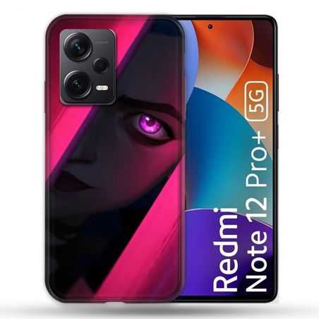 Coque Renforcée Pour Xiaomi Redmi Note 12 Pro Plus 5G Arcane Jynx Rose