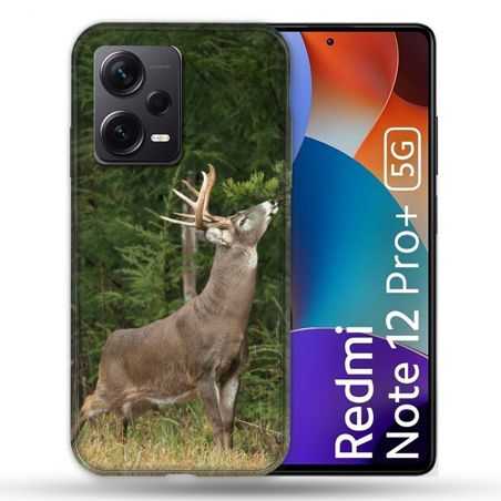 Coque Renforcée Pour Xiaomi Redmi Note 12 Pro Plus 5G Chasse Cerf