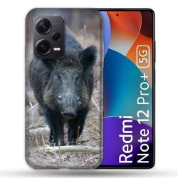 Coque Renforcée Pour Xiaomi Redmi Note 12 Pro Plus 5G Chasse Sanglier Pin