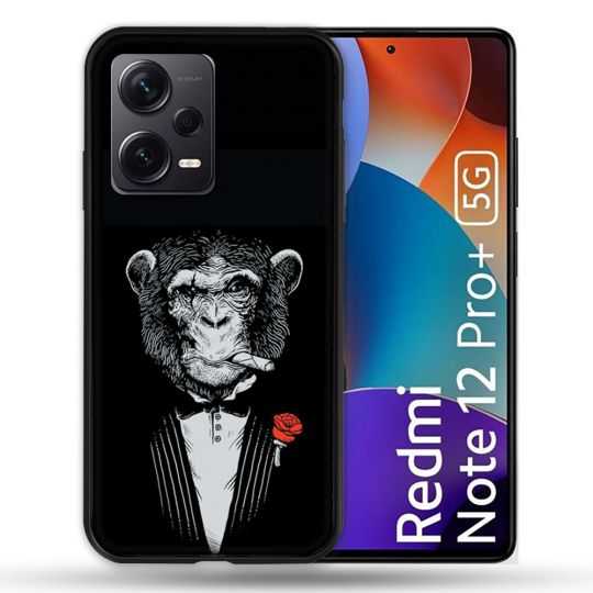 Coque Renforcée Pour Xiaomi Redmi Note 12 Pro Plus 5G Decale Singe Mafia