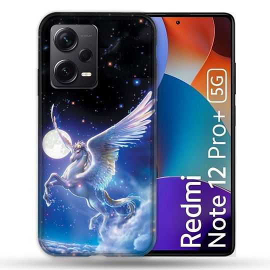Coque Renforcée Pour Xiaomi Redmi Note 12 Pro Plus 5G Fantastique Licorne Céleste